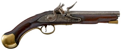 Lot A .550 CALIBRE ARSENAL SHORTENED FLINTLOCK SHORT SEA SERVICE PISTOL