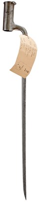 Lot 410 - A BOARD OF ORDNANCE SOCKET BAYONET FOR LOVELL'S CATCH