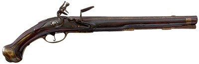 Lot A .700 CALIBRE PRUSSIAN MODEL 1731/1742 (?) FLINTLOCK CAVALRY PISTOL