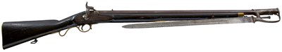 Lot A SCARCE .730 CALIBRE PERCUSSION EAST INDIA COMPANY SAPPER CARBINE WITH TRANSITIONAL LOCK (TYPE 1)