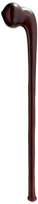 Lot TWO MAASAI KNOBKERRIES OR THROWING CLUBS
