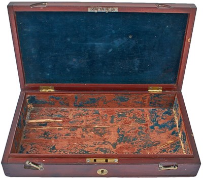 Lot A MAHOGANY REVOLVER CASE