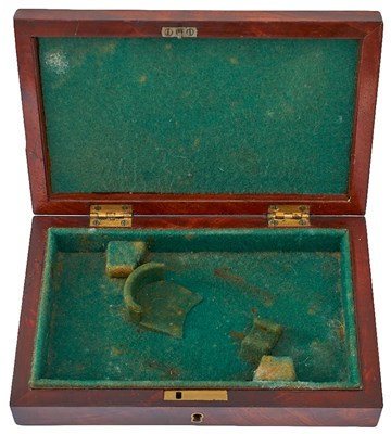 Lot A SMALL MAHOGANY CASE