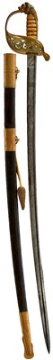 Lot A SECOND WAR PERIOD DUTCH NAVAL OFFICER'S SWORD