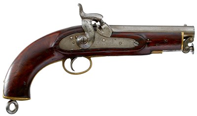 Lot A .560 CALIBRE PERCUSSION PATTERN 1842 SHORT SEA SERVICE PISTOL