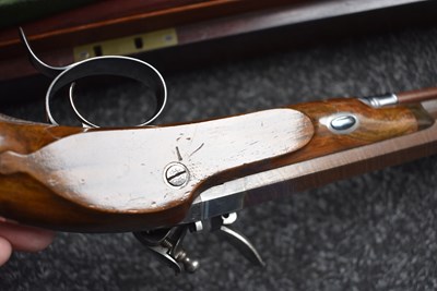 Lot 268 - A FINE CASED PAIR OF 38-BORE DUELLING PISTOLS BY JOSEPH MANTON