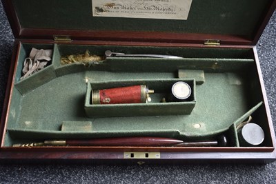 Lot 268 - A FINE CASED PAIR OF 38-BORE DUELLING PISTOLS BY JOSEPH MANTON
