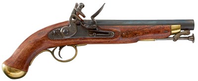 Lot A .650 CALIBRE FLINTLOCK WIVR NEW LAND PATTERN SERVICE PISTOL