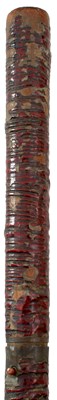 Lot A 19TH CENTURY LACQUERED SWORDSTICK