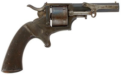 Lot A SCARCE .30 RIMFIRE SIX-SHOT WEBLEY POCKER REVOLVER BY SQUIRES