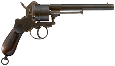 Lot A 12MM SIX-SHOT CONTINENTAL MILITARY PINFIRE REVOLVER