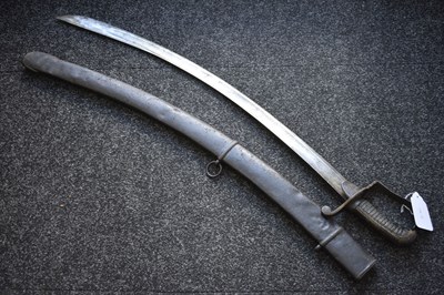 Lot 90 - A 1796 PATTERN LIGHT CAVALRY NCO'S SABRE