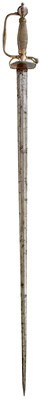 Lot AN 18TH CENTURY SILVER HILTED SMALLSWORD