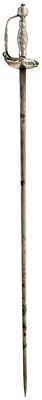 Lot A LATE 18TH CENTURY CONTINENTAL SILVER HILTED SMALLSWORD