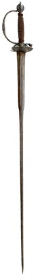 Lot AN 18TH CENTURY ITALIAN STEEL HILTED SMALLSWORD