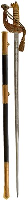 Lot AN EIIR NAVAL OFFICER'S SWORD