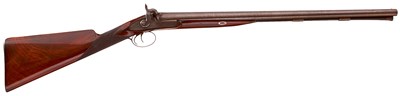 Lot 430 - A 15-BORE DOUBLE BARRELLED PERCUSSION SPORTING GUN BY WILLIAM PEACOCK