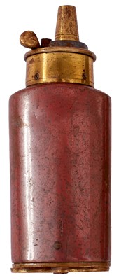 Lot A GOOD SYKES THREE-WAY PERCUSSION PISTOL FLASK