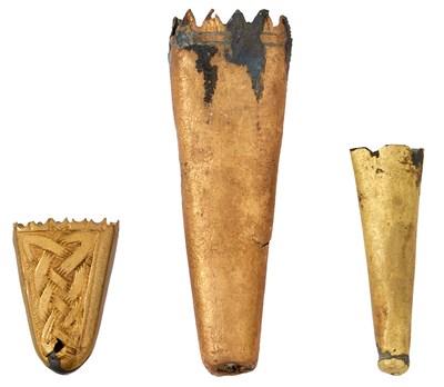 Lot A SMALL COLLECTION OF 18TH CENTURY AND EARLIER SWORD AND DAGGER CHAPES