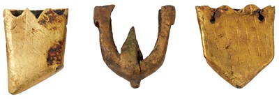 Lot A SMALL COLLECTION OF 14TH CENTURY SWORD OR DAGGER CHAPES