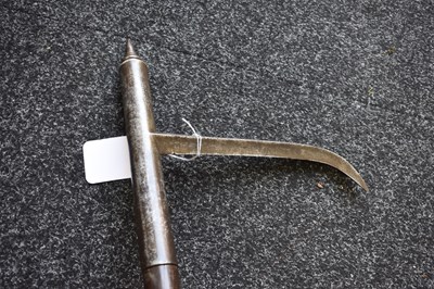 Lot 38 - A LARGE 18TH CENTURY INDIAN ANKUS OR ELEPHANT GOAD