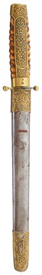 Lot 74 - A CHINESE OFFICER'S DIRK