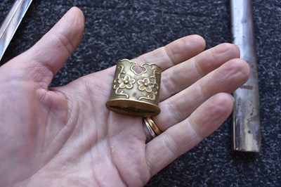 Lot 74 - A CHINESE OFFICER'S DIRK