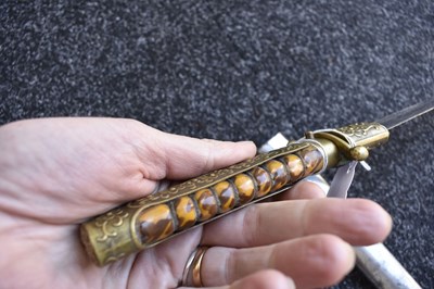 Lot 74 - A CHINESE OFFICER'S DIRK