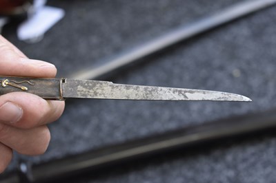 Lot 10 - A WAKIZASHI
