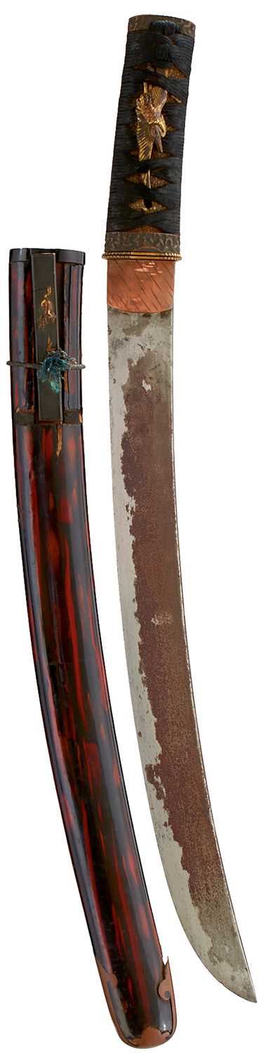 Lot 9 - A WAKIZASHI