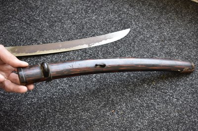 Lot 9 - A WAKIZASHI