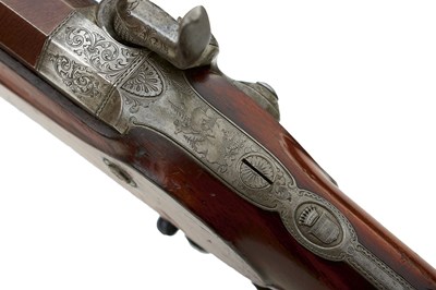 Lot 381 - A 28-BORE SPORTING RIFLE BY H. SCHERPING OF HANNOVER