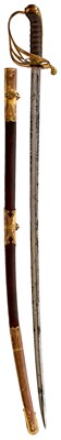 Lot 154 - A VICTORIAN 1822 PATTERN INFANTRY OFFICER'S SWORD