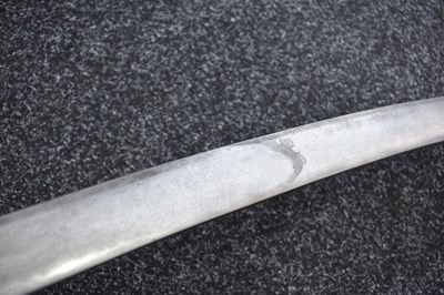 Lot 50 - AN INTERESTING LATE 18TH CENTURY INDIAN TULWAR OR SWORD