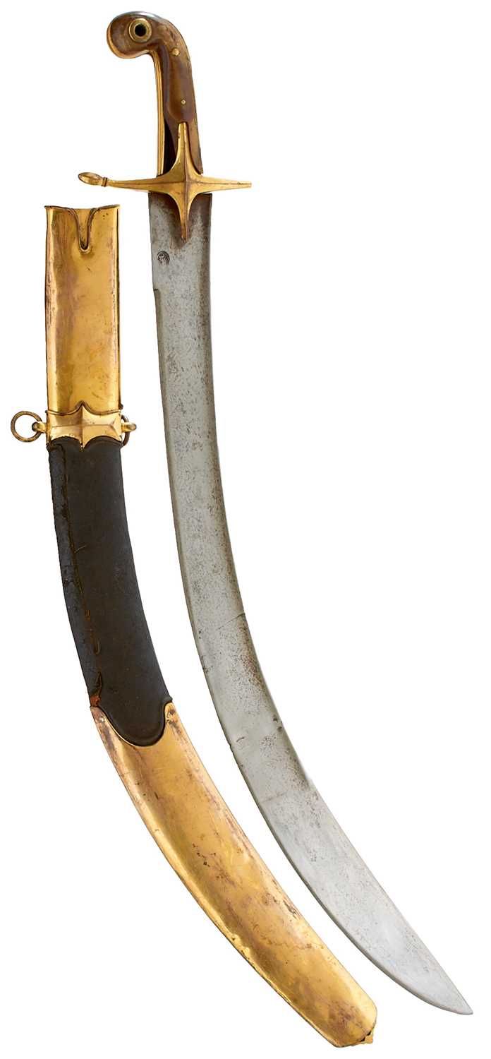 Lot 65 - A LARGE 19TH CENURY TURKISH OTTOMAN KILIJ OR SWORD