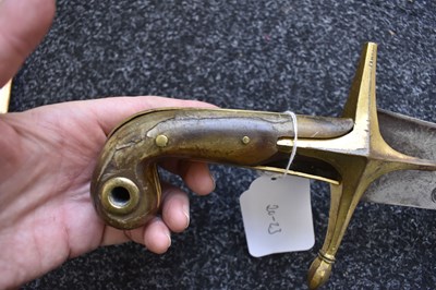 Lot 65 - A LARGE 19TH CENURY TURKISH OTTOMAN KILIJ OR SWORD