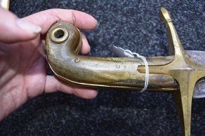 Lot 65 - A LARGE 19TH CENURY TURKISH OTTOMAN KILIJ OR SWORD