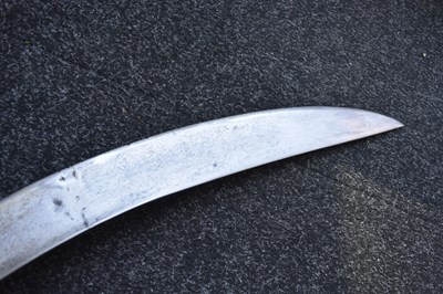 Lot 65 - A LARGE 19TH CENURY TURKISH OTTOMAN KILIJ OR SWORD
