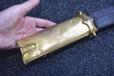 Lot 65 - A LARGE 19TH CENURY TURKISH OTTOMAN KILIJ OR SWORD