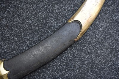 Lot 65 - A LARGE 19TH CENURY TURKISH OTTOMAN KILIJ OR SWORD