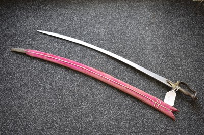 Lot 51 - A 19TH CENTURY INDIAN TULWAR OR SWORD