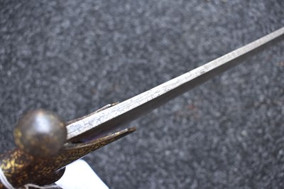 Lot 51 - A 19TH CENTURY INDIAN TULWAR OR SWORD
