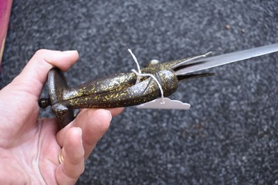 Lot 51 - A 19TH CENTURY INDIAN TULWAR OR SWORD