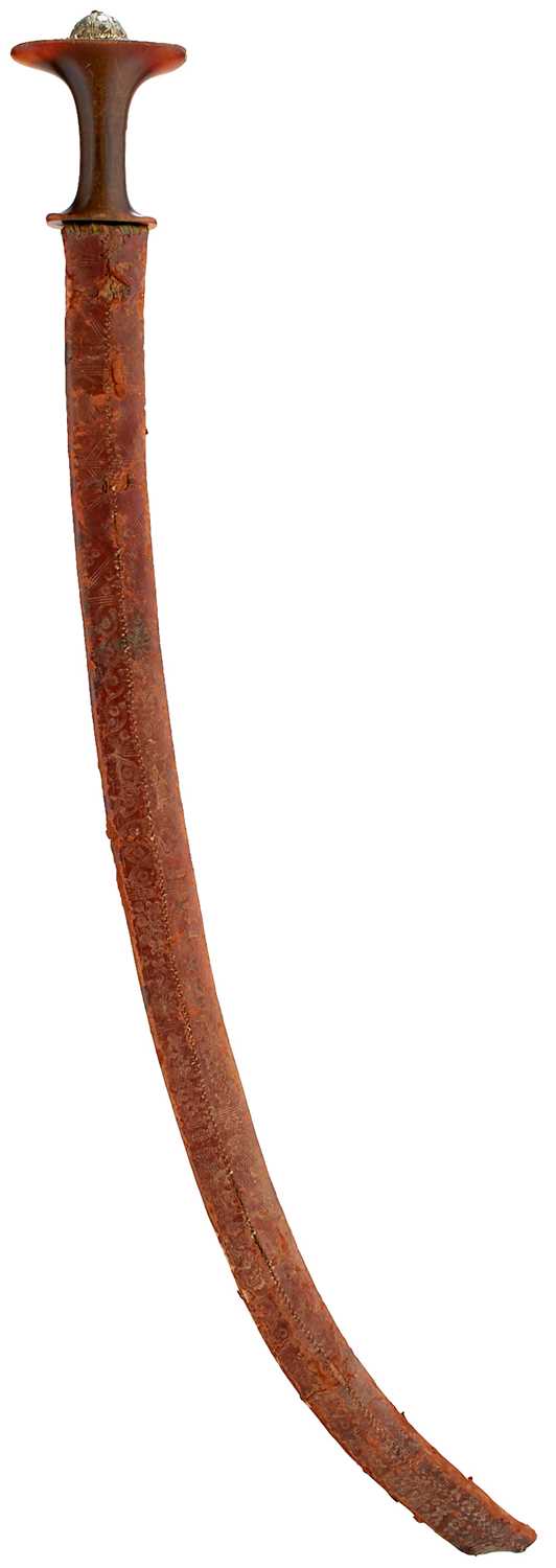 Lot 64 - AN EARLY 20TH CENTURY ETHIOPIAN SHOTEL OR SWORD