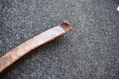 Lot 64 - AN EARLY 20TH CENTURY ETHIOPIAN SHOTEL OR SWORD