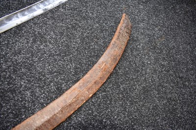 Lot 64 - AN EARLY 20TH CENTURY ETHIOPIAN SHOTEL OR SWORD