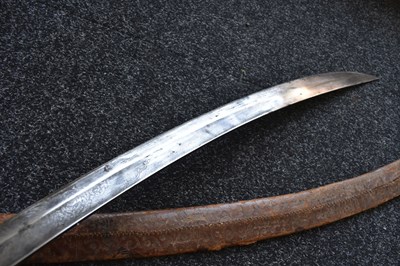 Lot 64 - AN EARLY 20TH CENTURY ETHIOPIAN SHOTEL OR SWORD