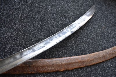 Lot 64 - AN EARLY 20TH CENTURY ETHIOPIAN SHOTEL OR SWORD