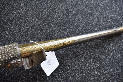 Lot 78 - AN ORNATE 18-BORE OTTOMAN TURKISH FLINTLOCK HOLSTER PISTOL