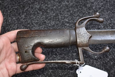 Lot 66 - A LATE 18TH CENTURY ARAB NIMCHA OR SWORD
